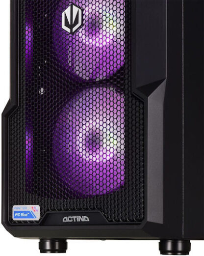 Actina 5901443337645 PC AMD Ryzen™ 5 7600 32 GB DDR5-SDRAM 1 TB SSD AMD Radeon RX 7800 XT Midi Tower Black