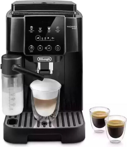 De'Longhi Magnifica Start Αυτόματη Μηχανή Espresso 1450W Πίεσης 15bar για Cappuccino με Μύλο Άλεσης Μαύρη
