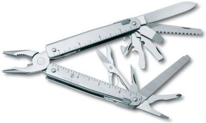 Victorinox Swisstool X Πολυεργαλείο με Μηχανισμό Κλειδώματος με Λάμα από Ανοξείδωτο Ατσάλι σε Θήκη Κωδικός: 3.0327.L