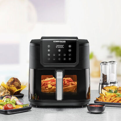 Rommelsbacher FRH 1700 Air Fryer 8lt Μαύρο