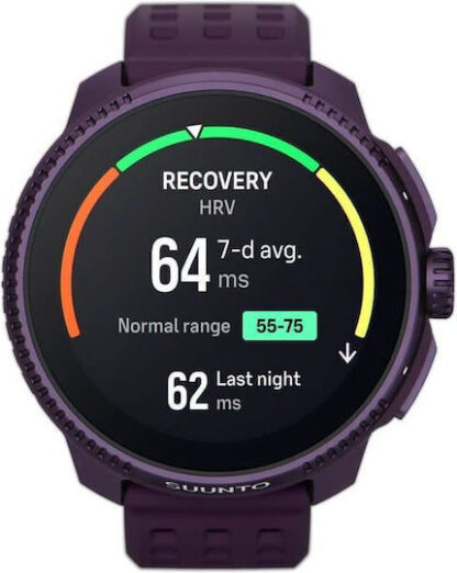 Suunto Race Titanium 49mm Αδιάβροχο Smartwatch με SIM και Παλμογράφο (Amethyst)