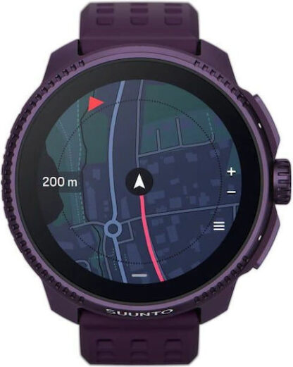 Suunto Race Titanium 49mm Αδιάβροχο Smartwatch με SIM και Παλμογράφο (Amethyst)