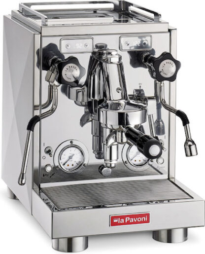 La Pavoni New Botticelli Evolution Μηχανή Espresso 2380W Πίεσης 20bar για Cappuccino Ασημί