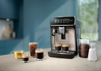 Philips Series 3300 Αυτόματη Μηχανή Espresso 1500W Πίεσης 15bar με Μύλο Άλεσης Μαύρη