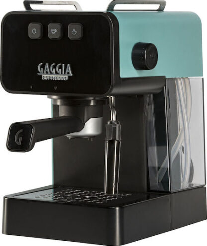 Gaggia Style Μηχανή Espresso 1900W Πίεσης 15bar Πράσινη