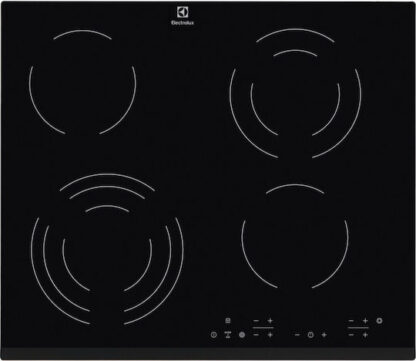 Electrolux EHF6343FOK hob Black Built-in 60 cm Ceramic 4 zone(s)