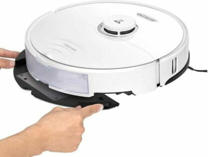 Roborock S8 Σκούπα Ρομπότ για Σκούπισμα & Σφουγγάρισμα με Χαρτογράφηση και Wi-Fi Λευκή
