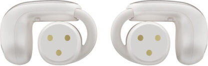 Bose Ultra Open Earbuds Bluetooth Handsfree Ακουστικά με Αντοχή στον Ιδρώτα και Θήκη Φόρτισης White Smoke