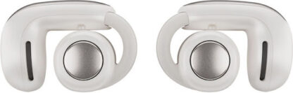 Bose Ultra Open Earbuds Bluetooth Handsfree Ακουστικά με Αντοχή στον Ιδρώτα και Θήκη Φόρτισης White Smoke