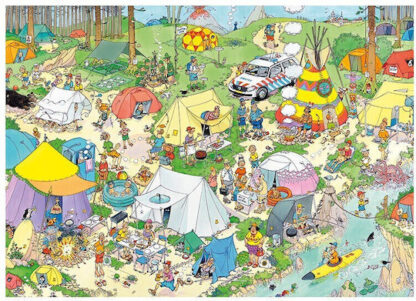 Jan Van Haasteren Camping Puzzle 2D 2000pcs Κωδικός: 19087