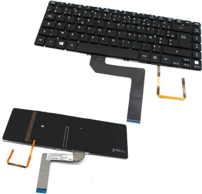 Πληκτρολόγιο για Acer 9Z.N8DSW.51D, 9Z.N9SSC.00U, MP-11F73U4-4422, MP-11F73U4-4424, MP-11F76E0-4422, NSK-R24SW, PK130XI1A08, R24SW, R25SW, R2HBW 0R, R2HBW 0S, R2HBW 0U, R2HBW 1D, R2SSW 1D (40270UK)