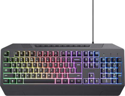 Trust GXT 836 Evocx Gaming Πληκτρολόγιο με RGB φωτισμό (Αγγλικό US)