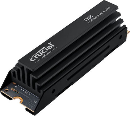 Crucial T705 with heatsink SSD 1TB M.2 NVMe PCI Express 5.0 Κωδικός: CT1000T705SSD5
