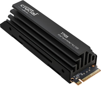 Crucial T705 with heatsink SSD 1TB M.2 NVMe PCI Express 5.0 Κωδικός: CT1000T705SSD5