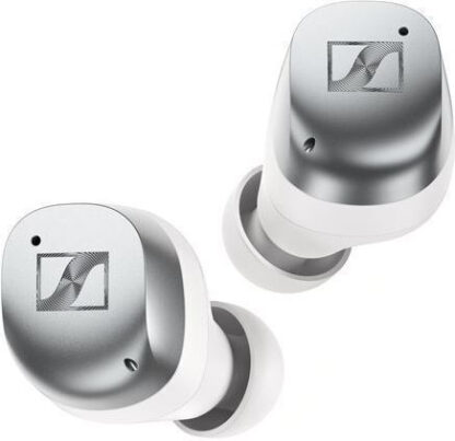 Sennheiser Momentum True Wireless 4 In-ear Bluetooth Handsfree Ακουστικά με Θήκη Φόρτισης White Silver