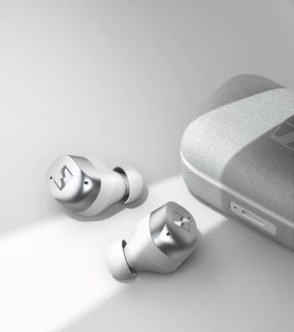 Sennheiser Momentum True Wireless 4 In-ear Bluetooth Handsfree Ακουστικά με Θήκη Φόρτισης White Silver