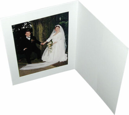1x100 Daiber Portrait folders w. Passepartout 15x20 white matt