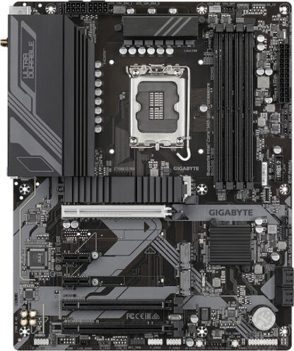 GIGABYTE Z790 D AX Motherboard - Supports Intel Core 14th Gen CPUs  12+1+1 Phases Digital VRM  up to 7600MHz DDR5 (OC)  3xPCIe 4.0 M.2  Wi-Fi 6E  2.5GbE LAN  USB 3.2 Gen 2