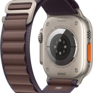 Apple Watch Ultra 2 Titanium 49mm Αδιάβροχο με eSIM και Παλμογράφο (Green/Grey Trail Loop M/L)