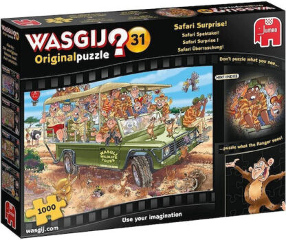 Jumbo Wasgij Original 31 Safari Überraschung! 1000 Teile Puzzle (19164)