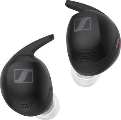 Sennheiser Momentum Sport In-ear Bluetooth Handsfree Ακουστικά με Αντοχή στον Ιδρώτα και Θήκη Φόρτισης Black