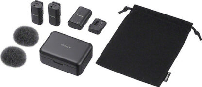 Sony ECM-W3 Σετ Ασύρματο Μικρόφωνο Πέτου, Clip On για Φωνητικά