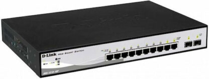 D-Link DGS-1210-10P/E v1 Managed L2 PoE Switch με 8 Θύρες Gigabit (1Gbps) Ethernet και 2 SFP Θύρες