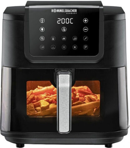 Rommelsbacher FRH 1700 Air Fryer 8lt Μαύρο