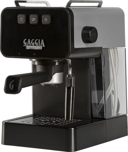 Gaggia Style Μηχανή Espresso 1900W Πίεσης 15bar Γκρι