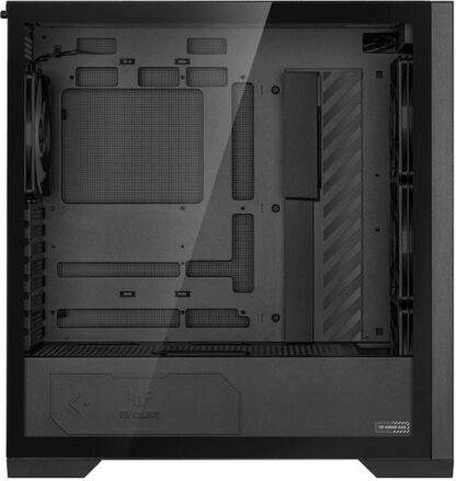 Asus TUF Gaming GT302 ARGB Midi Tower Κουτί Υπολογιστή με Πλαϊνό Παράθυρο Μαύρο