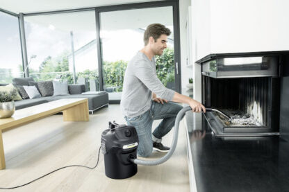 Karcher Ash Vacuum AD 2 Σκούπα Στάχτης 600W με Κάδο 14lt Κωδικός: 1.629-711.0