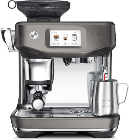 Sage The Barista Touch Impress Αυτόματη Μηχανή Espresso 1700W Πίεσης 15bar με Μύλο Άλεσης Γκρι