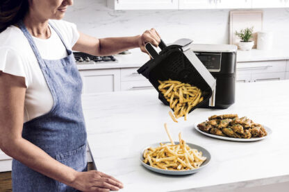 Ninja Foodi MAX Dual Zone Air Fryer με Διπλό Αποσπώμενο Κάδο 9.5lt Μαύρο