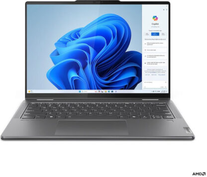 Lenovo Yoga 7 2-in-1 AMD Ryzen™ 7 8840HS Hybrid (2-in-1) 35.6 cm (14 ) Touchscreen WUXGA 16 GB LPDDR5x-SDRAM 512 GB SSD Wi-Fi 6E (802.11ax) Windows 11 Home Grey