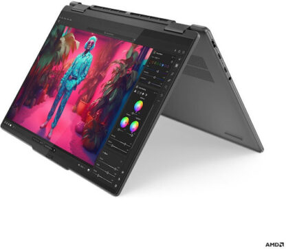 Lenovo Yoga 7 2-in-1 AMD Ryzen™ 7 8840HS Hybrid (2-in-1) 35.6 cm (14 ) Touchscreen WUXGA 16 GB LPDDR5x-SDRAM 512 GB SSD Wi-Fi 6E (802.11ax) Windows 11 Home Grey