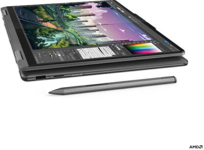 Lenovo Yoga 7 2-in-1 AMD Ryzen™ 7 8840HS Hybrid (2-in-1) 35.6 cm (14 ) Touchscreen WUXGA 16 GB LPDDR5x-SDRAM 512 GB SSD Wi-Fi 6E (802.11ax) Windows 11 Home Grey