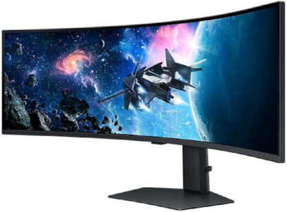 Samsung Odyssey G9 G95C Ultrawide VA Curved Gaming Monitor 49" 5120x1440 240Hz με Χρόνο Απόκρισης 1ms GTG