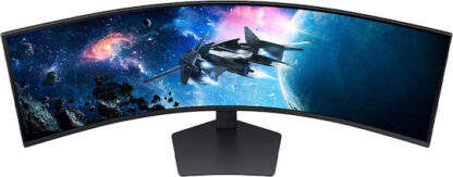 Samsung Odyssey G9 G95C Ultrawide VA Curved Gaming Monitor 49" 5120x1440 240Hz με Χρόνο Απόκρισης 1ms GTG