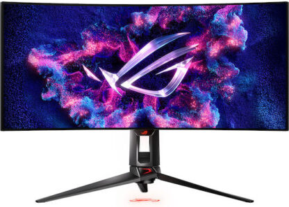 Asus ROG Swift OLED PG34WCDM Ultrawide OLED HDR Curved Gaming Monitor 34" QHD 3440x1440 240Hz με Χρόνο Απόκρισης 0.03ms GTG