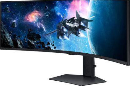 Samsung Odyssey G9 G95C Ultrawide VA Curved Gaming Monitor 49" 5120x1440 240Hz με Χρόνο Απόκρισης 1ms GTG