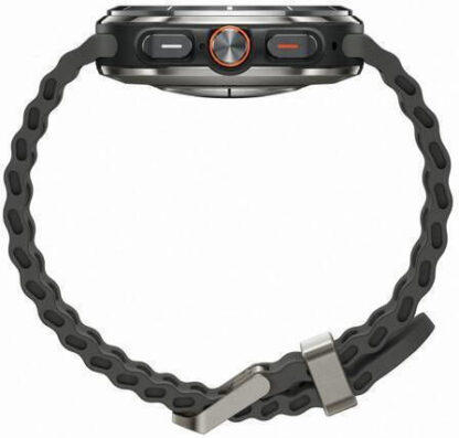 Samsung Galaxy Watch Ultra Titanium 47mm Αδιάβροχο με eSIM και Παλμογράφο (Titanium SIlver)