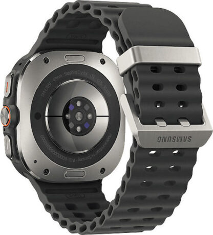 Samsung Galaxy Watch Ultra Titanium 47mm Αδιάβροχο με eSIM και Παλμογράφο (Titanium SIlver)