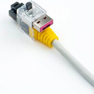 SmartKeeper NC03PKYL 5 x LAN Cable Locks with 1 x Lock Key Basic Yellow Gelb SLSART-0084 SLSART0084 (SLSART-0084)
