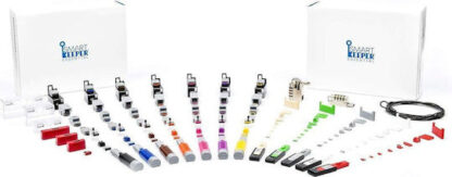 SmartKeeper NC03P1OR 12 x LAN Cable Locks without Lock Key Basic Orange SLSART-0088 SLSART0088 (SLSART-0088)