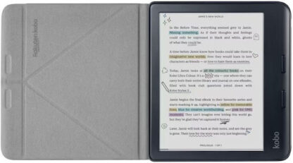 Kobo Sleepcover Libra Black Schwarz N428-ac-bk-e-pu N428acbkepu