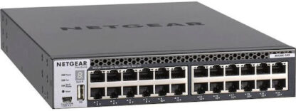Διακόπτης Netgear XSM4324CS-100NES Μαύρο