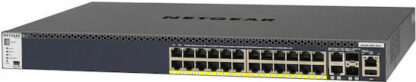 NetGear M4300-28G-PoE+ Managed L3 PoE+ Switch με 24 Θύρες Gigabit (1Gbps) Ethernet και 2 SFP Θύρες