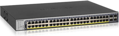 NetGear GS752TP-300EUS v3 Managed L3 PoE Switch με 48 Θύρες Gigabit (1Gbps) Ethernet και 4 SFP Θύρες