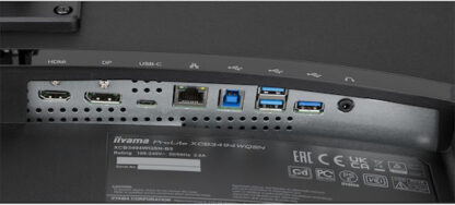 Iiyama Prolite XCB3494WQSN-B5 Ultrawide VA Curved Monitor 34" QHD 3440x1440