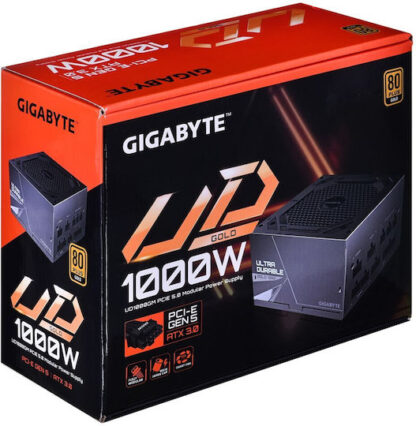 Gigabyte GP-UD1000GM PG5 rev. 2.0 1000W Μαύρο Τροφοδοτικό Υπολογιστή Full Modular 80 Plus Gold